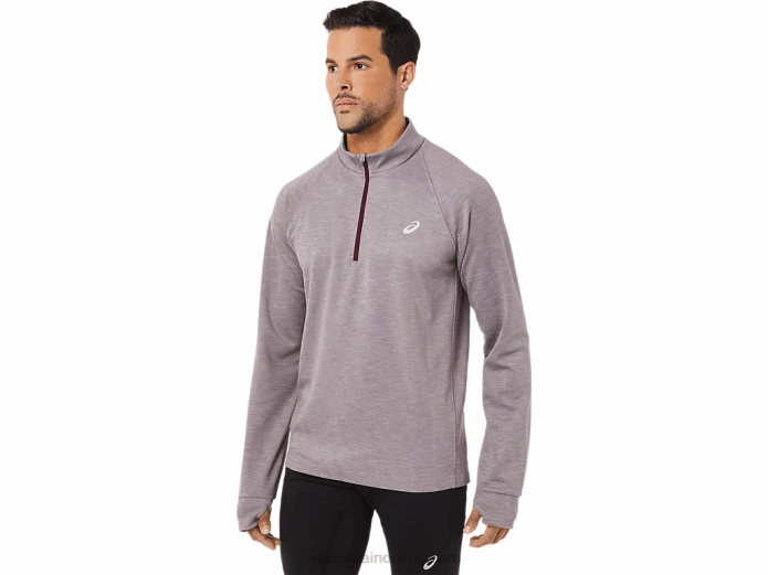 hombre thermopolis invierno 1/2 cremallera Asics 4L681711 Brezo profundo de Marte