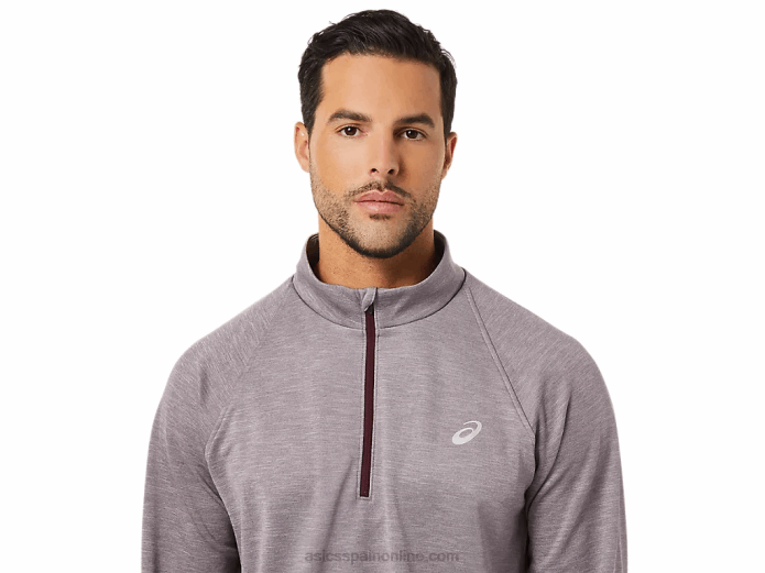 hombre thermopolis invierno 1/2 cremallera Asics 4L681711 Brezo profundo de Marte