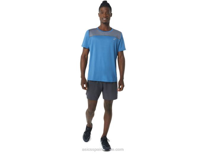 manga corta pr lyte hombre Asics 4L681032 azur/metrópolis