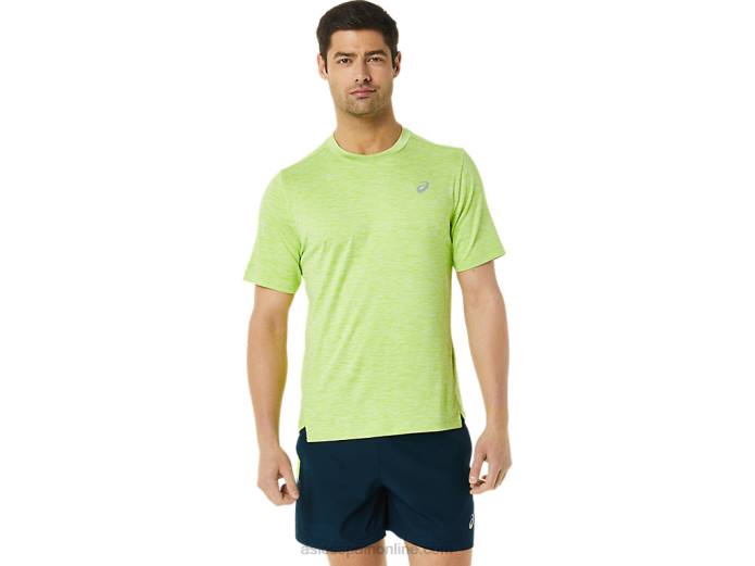 manga corta pr lyte hombre Asics 4L681366 peligro verde brezo