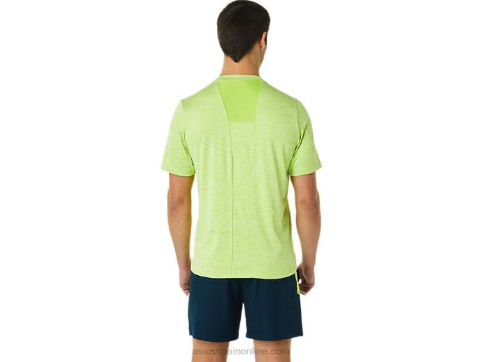 manga corta pr lyte hombre Asics 4L681366 peligro verde brezo
