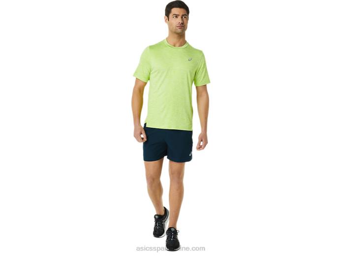 manga corta pr lyte hombre Asics 4L681366 peligro verde brezo