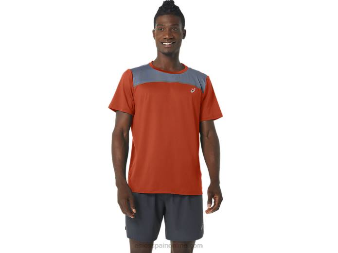 manga corta pr lyte hombre Asics 4L68305 latte de especias