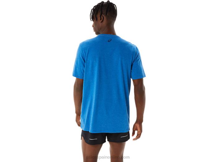 playera con gráfico de corredor del amanecer Asics 4L681108 lago drive brezo