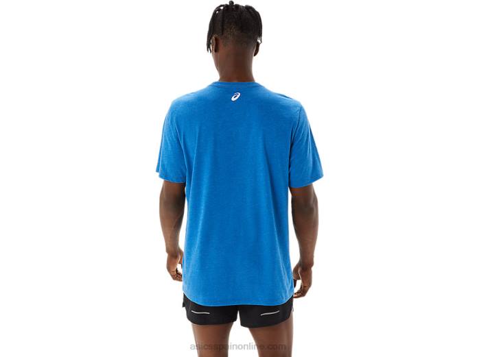 propiedad de manga corta de camiseta deportiva Asics 4L681231 lago drive brezo