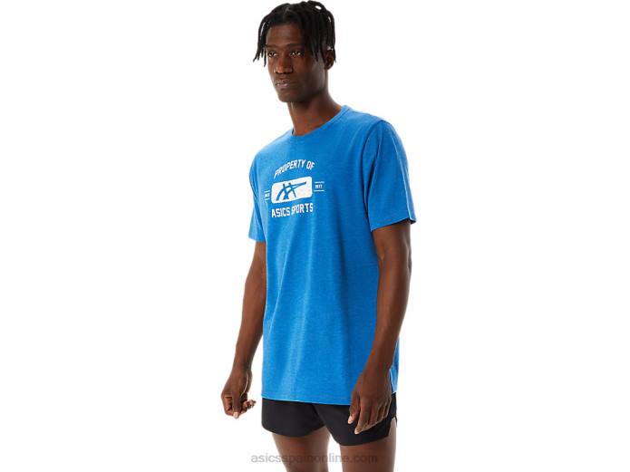 propiedad de manga corta de camiseta deportiva Asics 4L681231 lago drive brezo