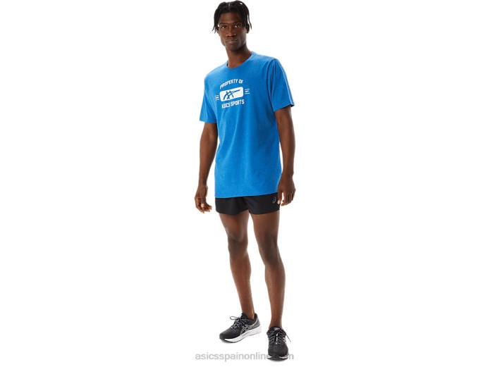 propiedad de manga corta de camiseta deportiva Asics 4L681231 lago drive brezo