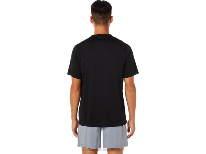 top de manga corta Asics 4L68881 rendimiento negro