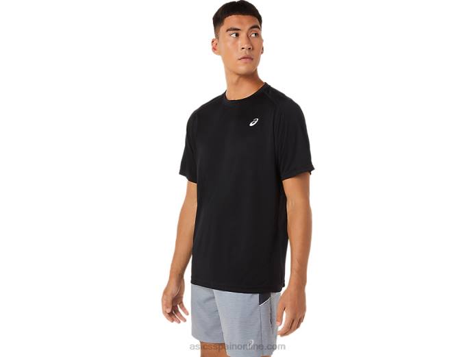top de manga corta Asics 4L68881 rendimiento negro