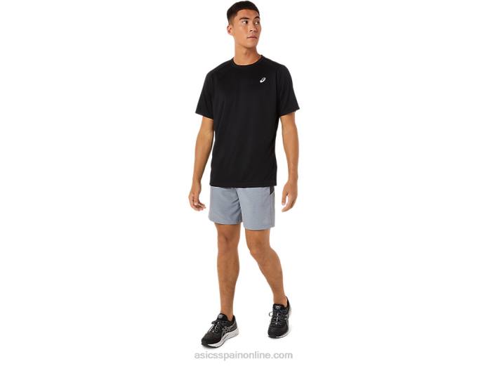 top de manga corta Asics 4L68881 rendimiento negro
