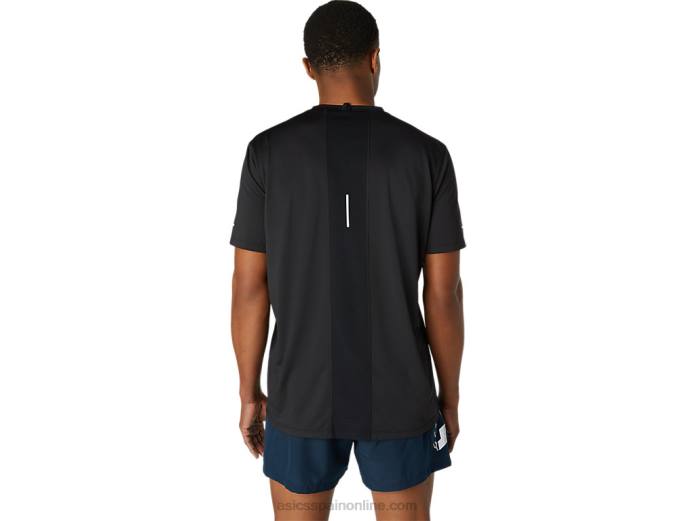 top de manga corta para hombre lite-show Asics 4L681671 rendimiento negro