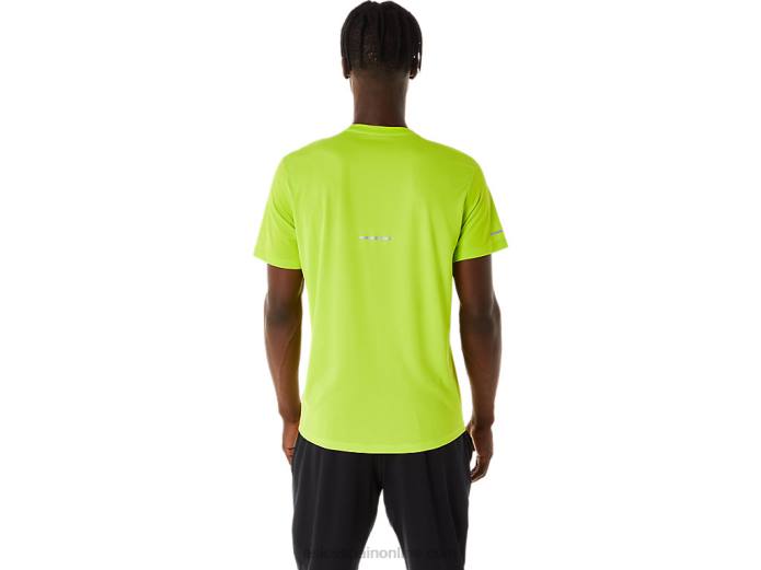 top de manga corta para hombre lite-show Asics 4L68218 cáscara de limón