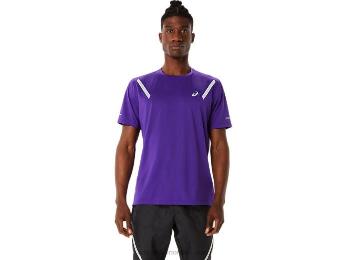 top de manga corta para hombre lite-show Asics 4L68844 mermelada de uva