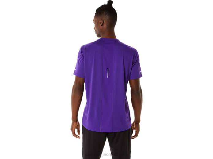 top de manga corta para hombre lite-show Asics 4L68844 mermelada de uva
