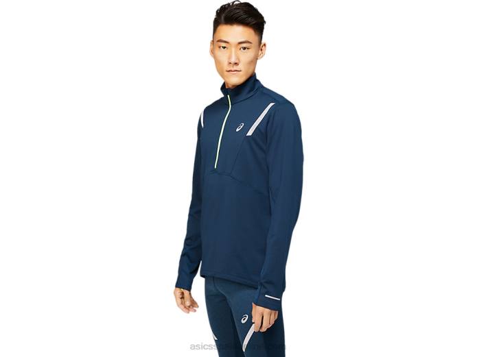 top lite-show winter 1/2 zip hombre Asics 4L681649 azul francés