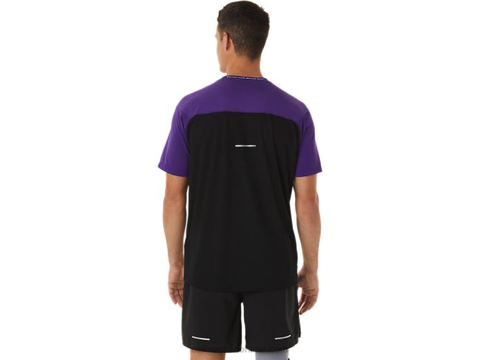 top manga corta carrera hombre Asics 4L68891 mermelada de uva/negro rendimiento