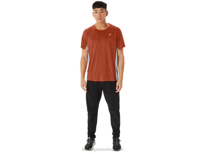 tren de hombre sana manga corta Asics 4L68202 latte de especias/hoja de roca
