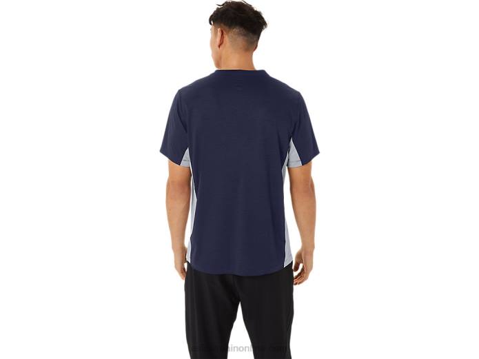 tren de hombre sana manga corta Asics 4L68227 chaquetón/hoja de roca