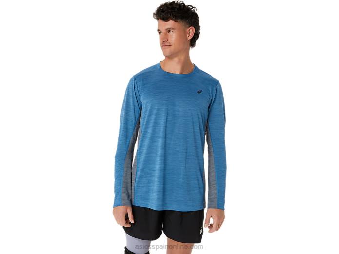 tren de hombre sana manga larga Asics 4L68604 azur/metrópolis