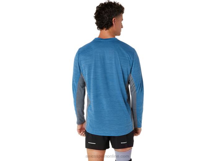 tren de hombre sana manga larga Asics 4L68604 azur/metrópolis