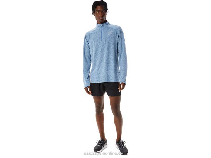 tren hombre sana 1/2 zip Asics 4L681084 brezo azul
