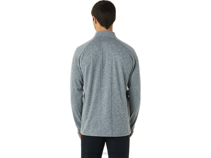 tren hombre sana 1/2 zip Asics 4L681414 brezo gris oscuro