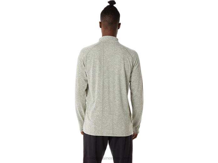 tren hombre sana 1/2 zip Asics 4L681477 brezo verde liquen