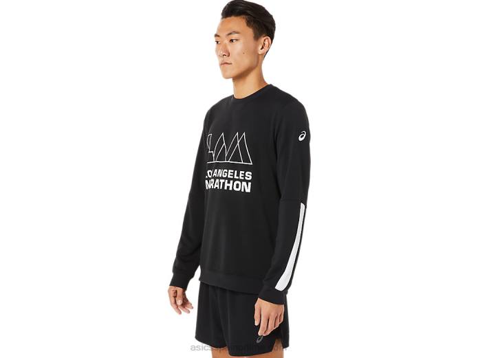 tripulación de lam de hombres Asics 4L68786 rendimiento negro