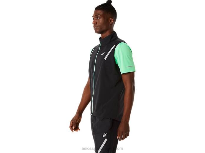 chaleco lite-show para hombre Asics 4L68884 rendimiento negro brezo