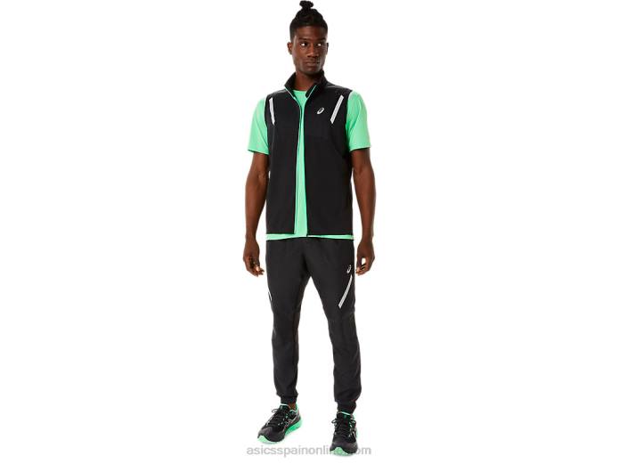 chaleco lite-show para hombre Asics 4L68884 rendimiento negro brezo