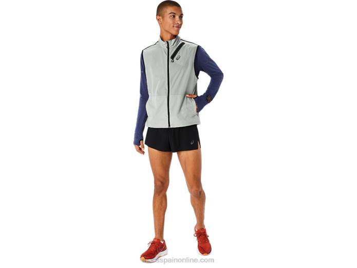 chaleco plegable metarun para hombre Asics 4L68527 salvia ligera