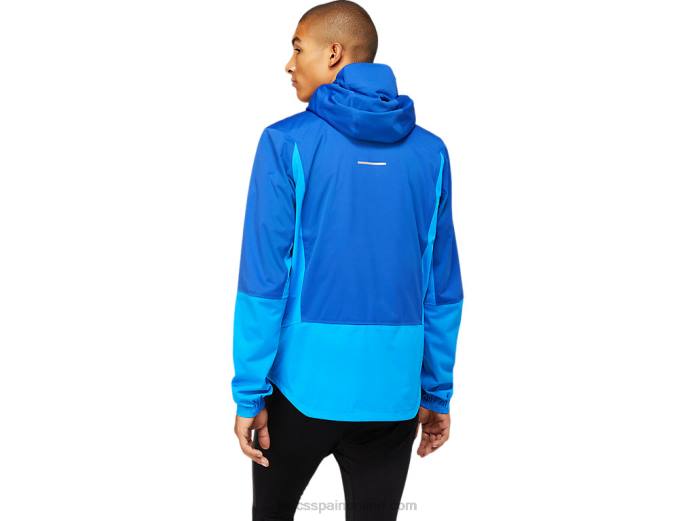 chaqueta acelera de invierno para hombre Asics 4L681615 azul mónaco/azul eléctrico