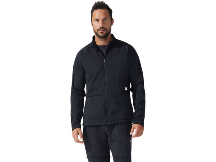 chaqueta con cremallera completa thermostorm para hombre Asics 4L681644 rendimiento negro