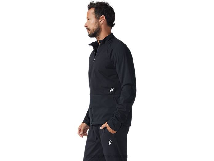 chaqueta con cremallera completa thermostorm para hombre Asics 4L681644 rendimiento negro