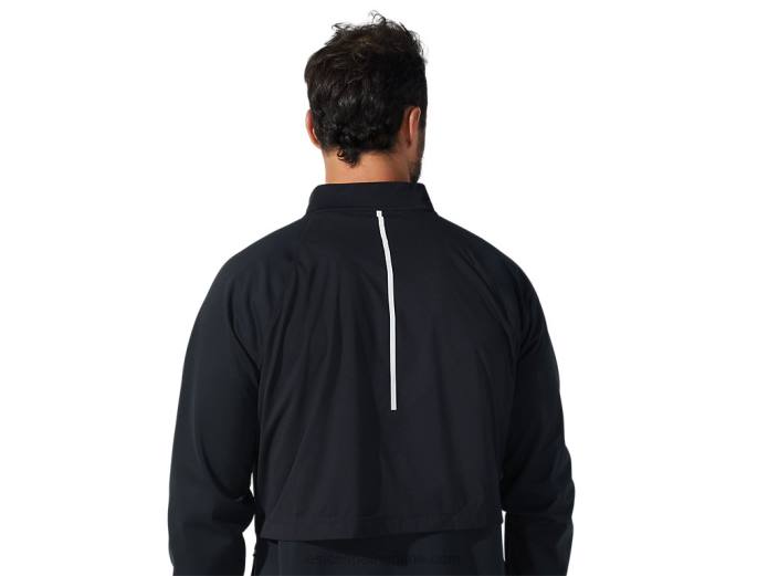 chaqueta con cremallera completa thermostorm para hombre Asics 4L681644 rendimiento negro