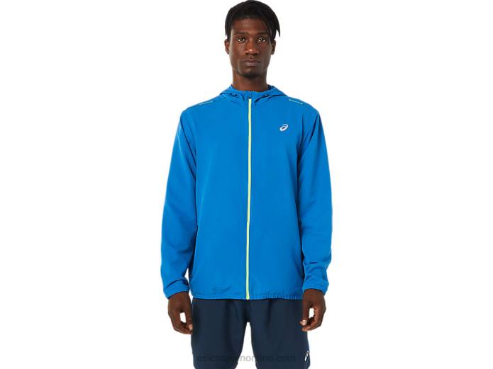 chaqueta confeccionada para hombre Asics 4L681400 unidad de lago/peligro verde