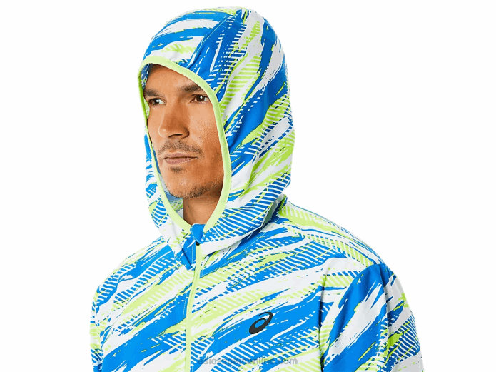 chaqueta confeccionada para hombre lam Asics 4L681343 peligro verde