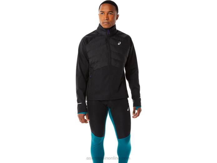 chaqueta de correr de invierno para hombre Asics 4L68841 rendimiento negro brezo