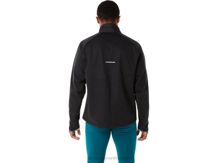 chaqueta de correr de invierno para hombre Asics 4L68841 rendimiento negro brezo