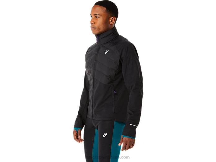 chaqueta de correr de invierno para hombre Asics 4L68841 rendimiento negro brezo