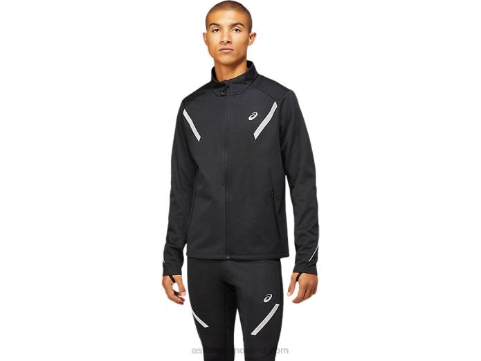 chaqueta de invierno de hombre lite-show Asics 4L681645 rendimiento negro
