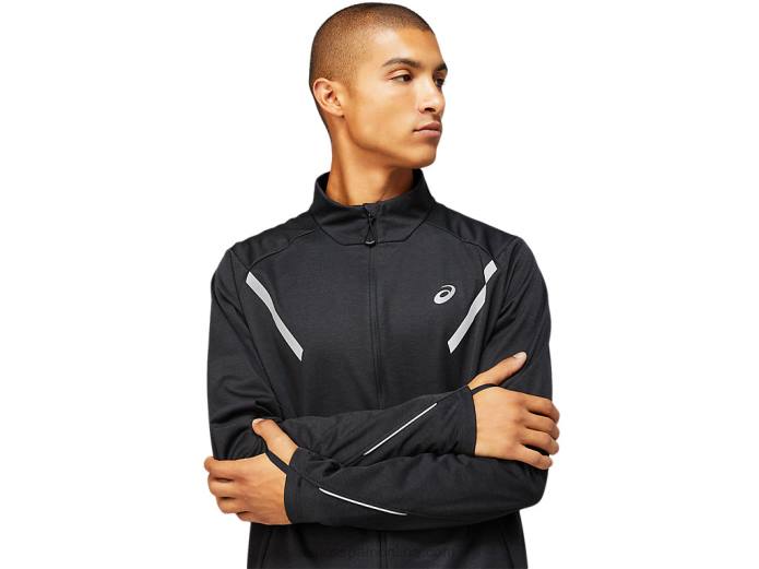 chaqueta de invierno de hombre lite-show Asics 4L681645 rendimiento negro