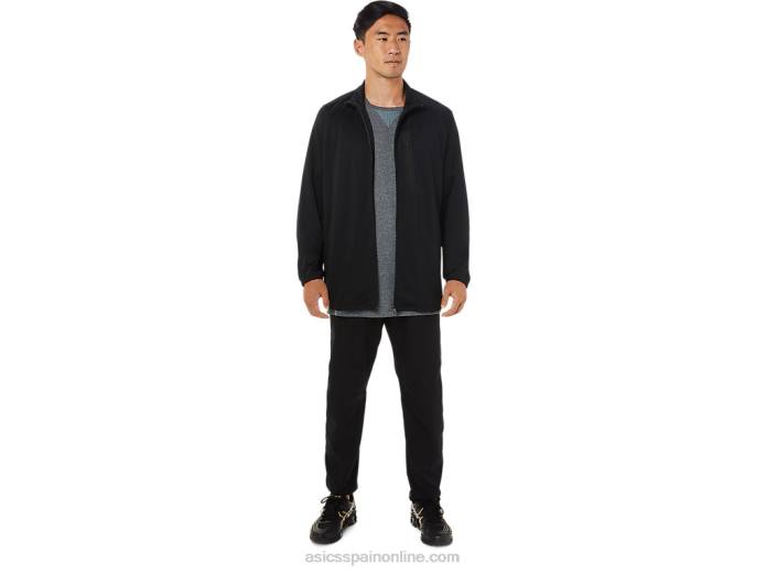 chaqueta de jacquard actibreeze para hombre Asics 4L681516 rendimiento negro