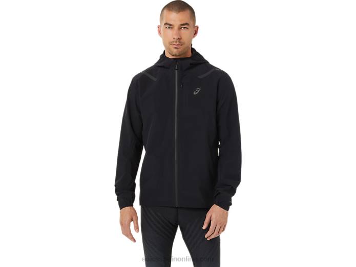 chaqueta impermeable 2.0 de hombre acelera Asics 4L681353 rendimiento negro