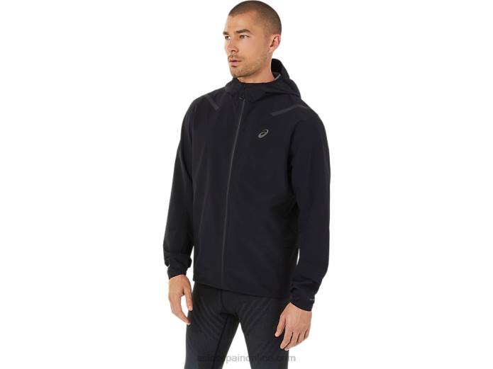 chaqueta impermeable 2.0 de hombre acelera Asics 4L681353 rendimiento negro