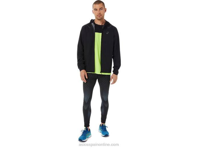 chaqueta impermeable 2.0 de hombre acelera Asics 4L681353 rendimiento negro