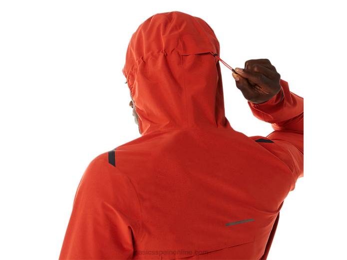 chaqueta impermeable 2.0 de hombre acelera Asics 4L68539 latte de especias