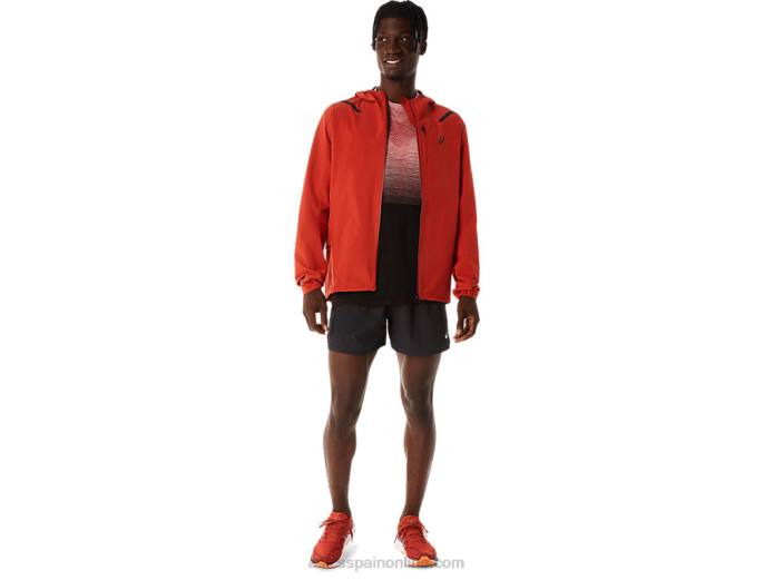chaqueta impermeable 2.0 de hombre acelera Asics 4L68539 latte de especias