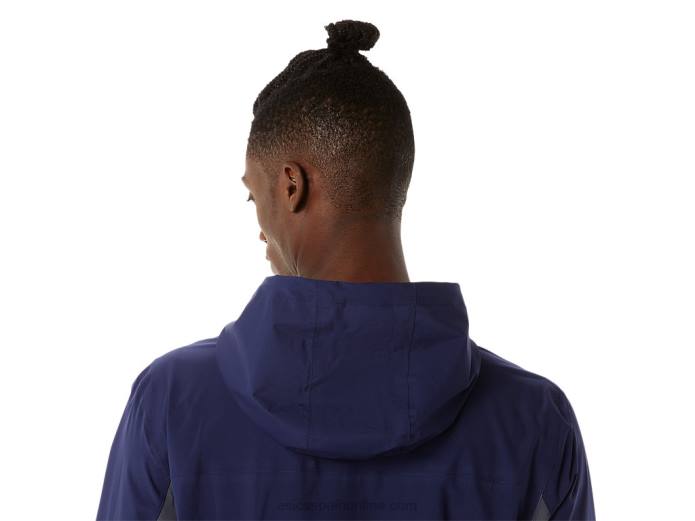 chaqueta impermeable hombre Asics 4L681401 chaquetón/gris portador