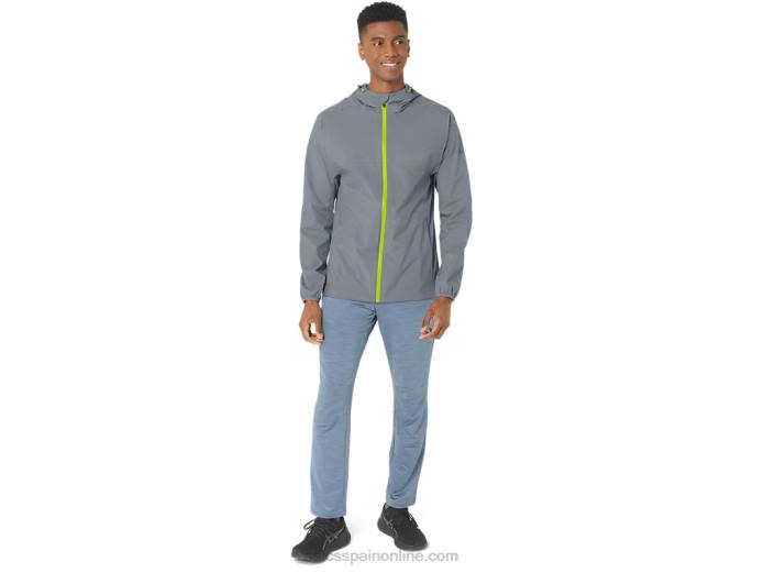 chaqueta impermeable hombre Asics 4L68246 yeso/ralladura de lima